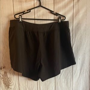 Tek Gear Womens Black Athletic Shorts Plus Size  2X Pockets NEW Workout Run Walk